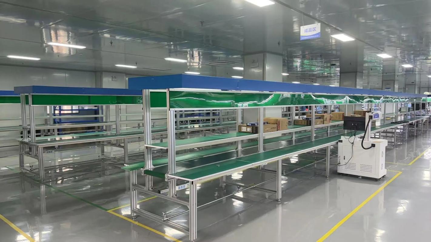 Aluminum profile structures and production line frames