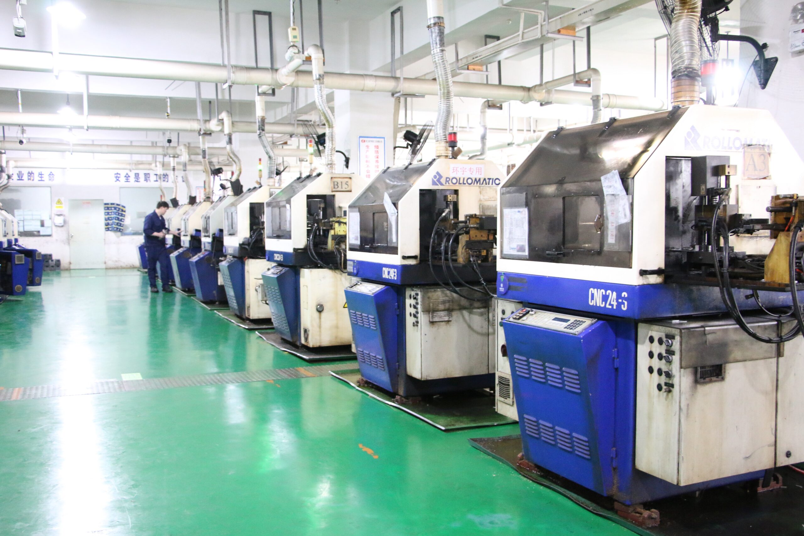 CNC machining factory workshop