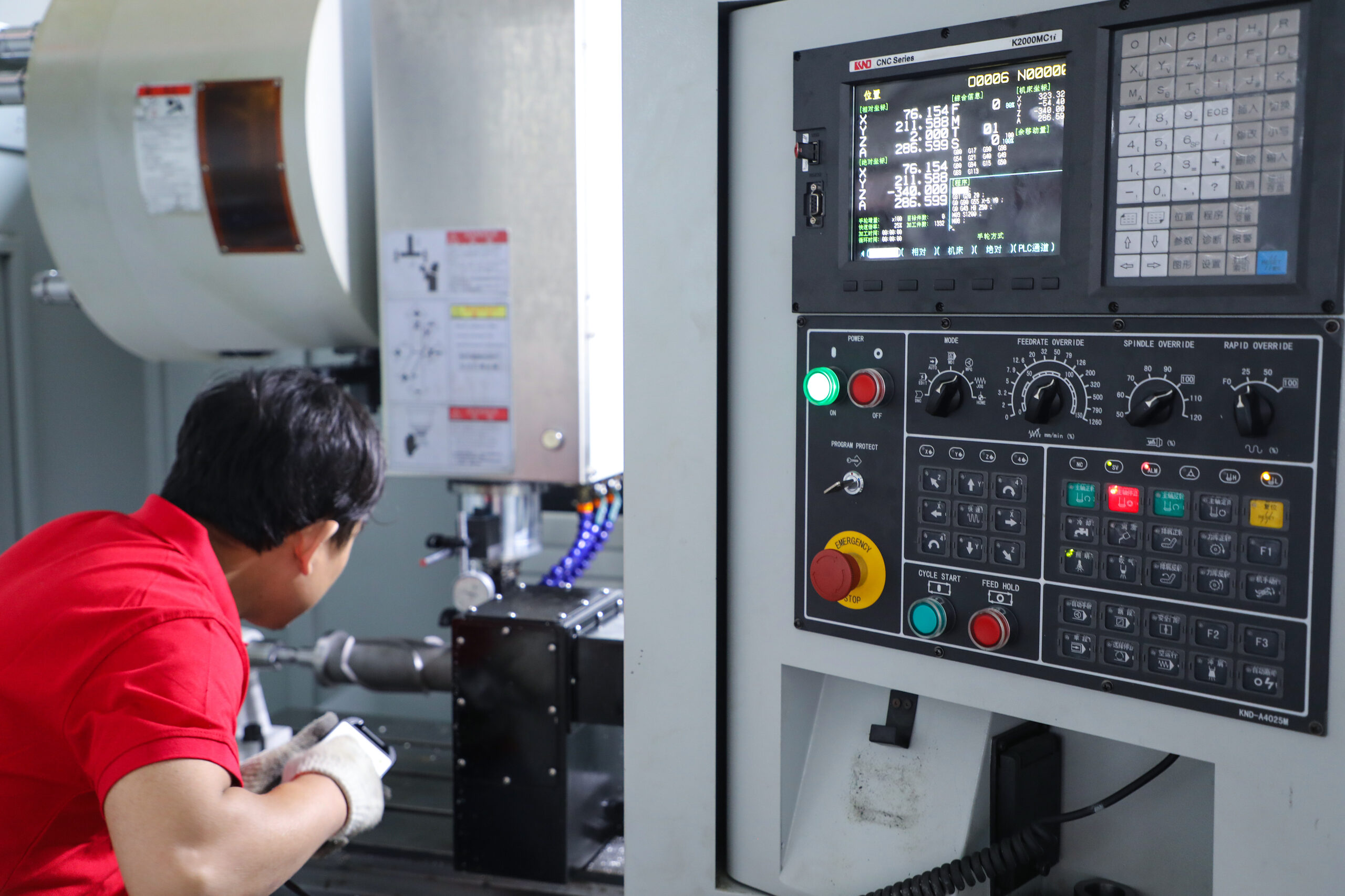 Custom CNC machining and industrial parts processing support